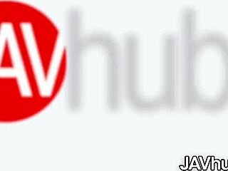 Javhub Riku Kozakura Gives Blowjob and Takes Doggystyle Double Penetration in Hardcore 3some with Two Shaved Cocks