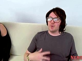 I tricked a british newbie into her first blowjob and facial.