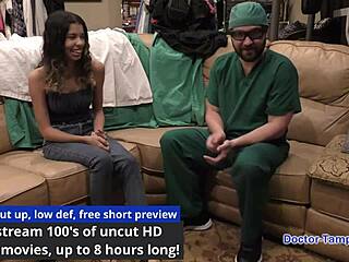 Dr Tampa Examines Aria Nicole In Florida Backstage With Gaping Pov