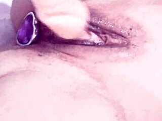 Latina Blonde Milf Uses Buttplug And Dildo For Solo Masturbation Exhibition