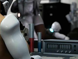 大屁股女机器人被大鸡巴外星人猛插大奶性爱！