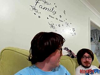 I tricked a british newbie into her first blowjob and facial.