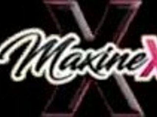 maxine x feels amazing in white lingerie