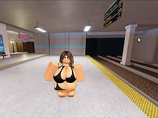 Roblox Girl Fucked By Three Noobs In Group Threesome With Deepthroat And Cumshot