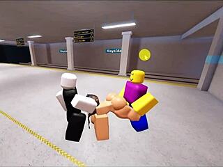 Roblox Girl Fucked By Three Noobs In Group Threesome With Deepthroat And Cumshot