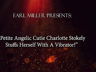 Petite Angelic Cutie Charlotte Stokely Spanks Herself In Lingerie Solo