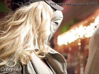 Hidden voyeur spies bubble butt latina in see-through spandex leggings