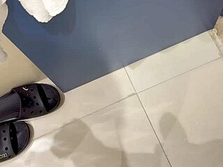 Naked Amateur In Shower With Monster Cock