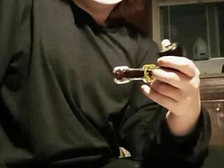 Amateur Workout Session With Music