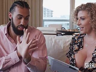 That Mature Massive Ass Sara Jay Rides James Angels Thick Cock