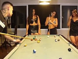 i taught latina friends pool but they taught me sex in lingerie part 1