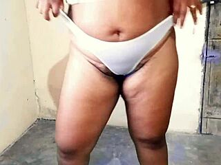 bbw wife with big ass tries thong from neighbor eater