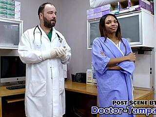 Dr Tampa Turns Solana Into Human Guinea Pig In Hospital. Behind Scenes Pov With Pussy And Ass In Latex Patient Play.
