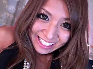 skinny japanese teen mikuni maisaki seduces to suck and swallow