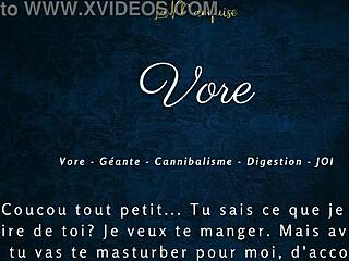 French giantess guides you in Vore audio porn