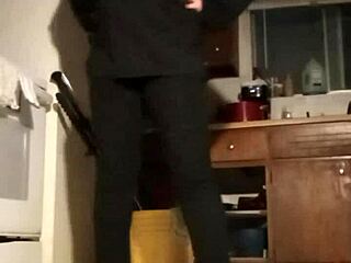 Amateur Workout Session With Music