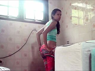 i jade washing clothes tease neighbor he jump wall cum inside laundry room home trailer 02