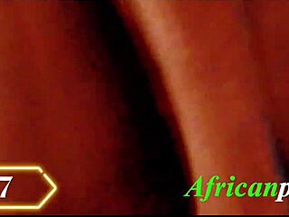 Ebony woman gets fucked hard by big black cock in homemade scene.