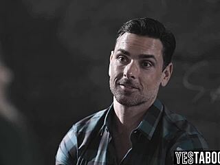 Petite Blonde Teen 18+ Pounded Doggystyle by Mature Teacher.