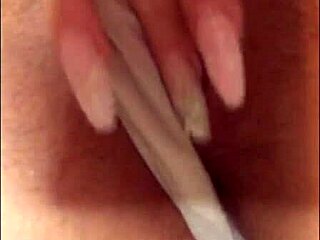 Latina beauty enjoys toys at home with dildo