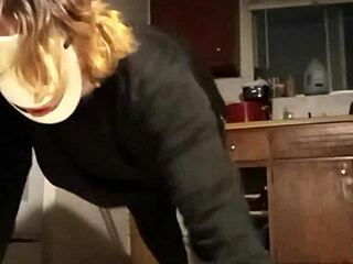 Amateur Workout Session With Music