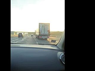 look at my pussy flashing in the car