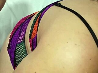 My wife's huge ass and pussy steal the webcam show