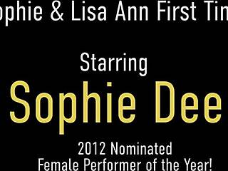 I watch busty hotties Lisa Ann and Sophie Dee cum intensely in lesbian action