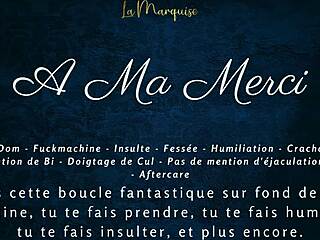 French femdom gives jerk off instructions