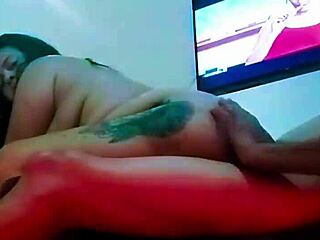 Little 18+ slut expertly rides, bouncing awesome big ass. How many sit-downs with this beautiful bbw?