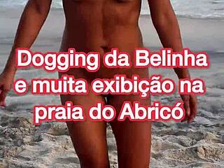 Belinha Explores Exhibitionism With Husband On Beach