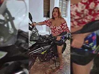 Latina Offers Ass for Motorcycle Riding Lessons in USA