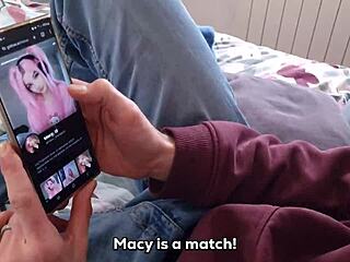 Big natural tits milf reconciles with couple after argument in missionary and spooning.