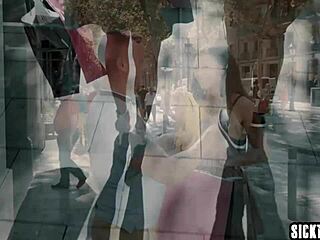 Milf cassie del isla exploring barcelona and enjoying rough anal sex