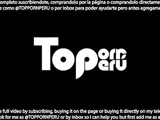 Peruvian student Penelope moans loud in cowgirl orgasm for cash on holiday