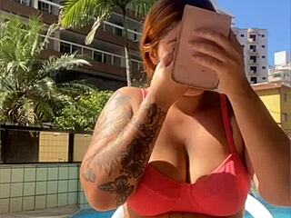 Petite Sarah Lace Sucking Cock POV 😏