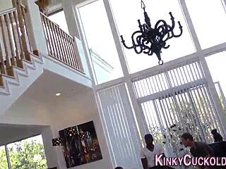 Stăpână primește facial de la pulă neagră mare