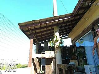 Hot Brazilian girls prepare for fun