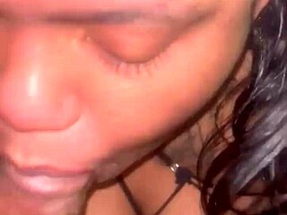 i'm milkin' dem balls wit my sloppy blowjob, rough an' lactatin'