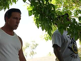 tiffany nacke has sex for payment at the pool with a group