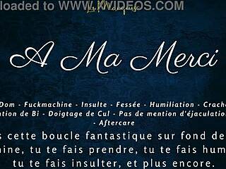 French femdom gives jerk off instructions