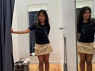 Красивая японская MILF умоляет о минете, ведущем к интенсивному кремпай-сексу