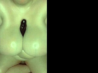 Huge Tits Spitting On Dildos?