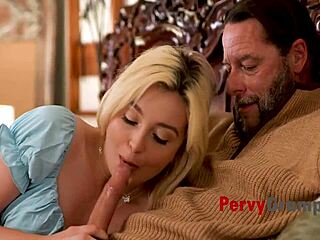 Old man fucks teen 18+ step granddaughter's pussy to feel manly again in taboo action