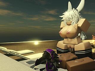 Giving Snowbunny Girlfriend Big Black Cock for Rough Riding!