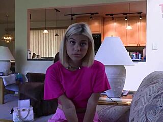 Lilith grace, the babysitter, rides seth in cowgirl and gets creampied.