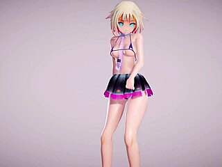 Apple Pie In Micro Bikini Skirt