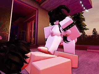 Little Slut Begs for Hard Action on Roblox