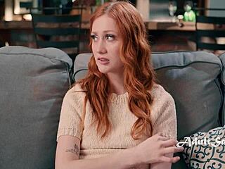 Wow, Dee Williams dominates young redhead Scarlet Skies! Watch this milf control her submissive lesbian lover with fierce passion!
