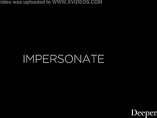 Horny blonde Amber Moore gives blowjob, rimjob, and rides cowgirl before facial in uniform fantasy